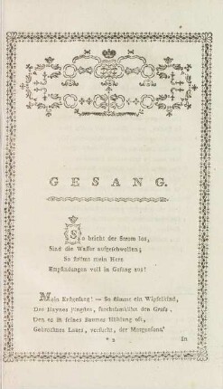 Gesang