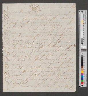 Brief an Johann Daniel Runge