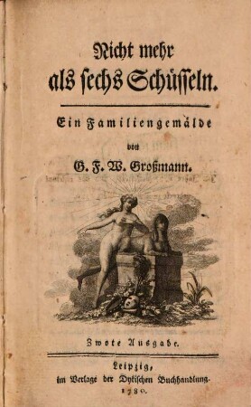 Nicht mehr als sechs Schüsseln : Ein Familiengemälde