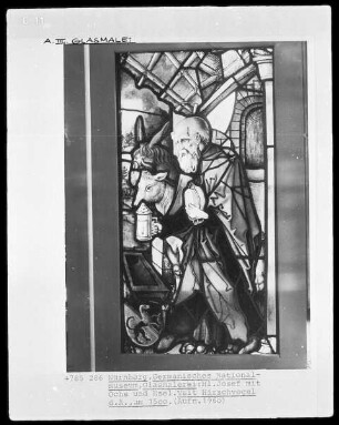 Heiliger Josef mit Ochs und Esel
