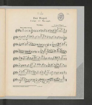 Der Engel. Violine.