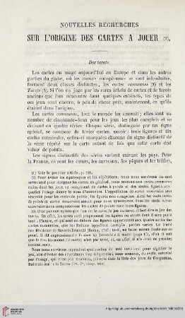 16: Nouvelles recherches sur l'origine des cartes a jouer, [2]