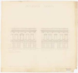 Zeughaus, Berlin Wiederaufbau: Ansicht Nordostecke 1:100