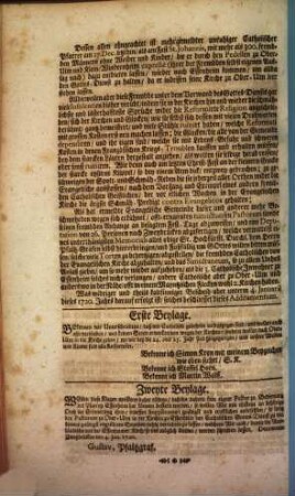 Ad. Num. VI. Addit. 2dum. Die Kirche zu Essenheim betreffend