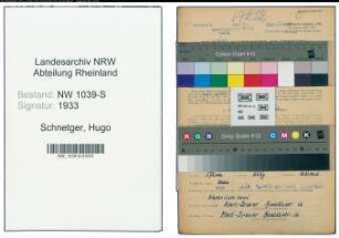 Entnazifizierung Hugo Schnetger , geb. 28.11.1911 (Fachmeister)