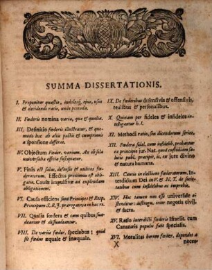 Diss. de foederibus fidelium cum infidelibus adversus fideles