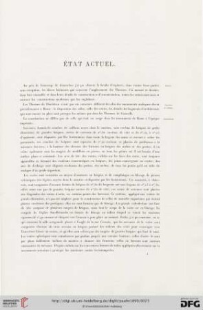 État Actuel