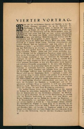 50-63, Vierter Vortrag