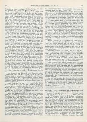 350-351 [Rezension] Baerwald, Robert, Die Schlacht bei Frankenhausen 1525. 2. Aufl