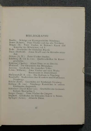 BIBLIOGRAPHY