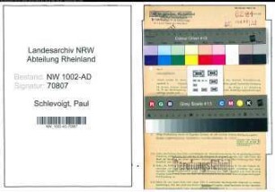 Entnazifizierung Paul Schlevoigt, geb. 03.11.1895 (Kaufm.Angest.)