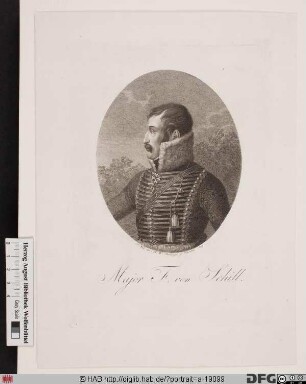 Bildnis Ferdinand (Baptista) von Schill