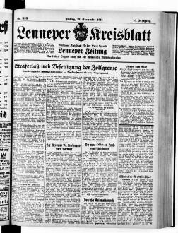 Lenneper Kreisblatt. 1830-1941