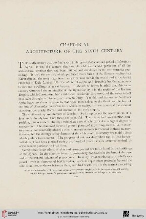 Chapter VI. Architecture of the Sixth Century