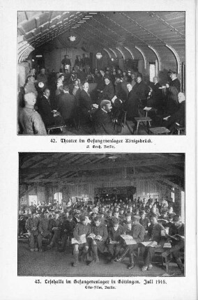 42. Theater im Gefangenenlager Königsbrück.