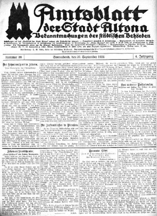 Nummer 38 : Sonnabend, den 20. September 1924