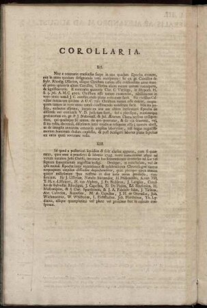 Corollaria. XII. -XV.