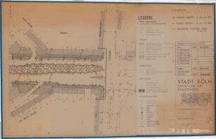 Hansjakob, Gottfried; Köln; Westliche Ringstraße - Kaiser Wilhelm Ring (Lageplan)