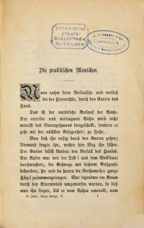 Kleine Könige : Roman von Maurus Jókai, 5