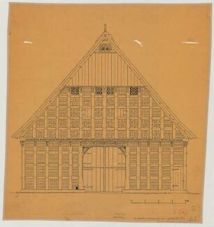 Oldinghausen (Kreis Herford): Sattelmeierhof Ebmeier. Haupthaus