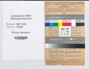 Entnazifizierung Hermann Erning, geb. 21.10.1886 (Angest.)
