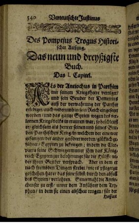 Das neun und dreyßigste Buch.