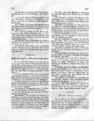 Beförderungen u. Ehrenbezeigungen.