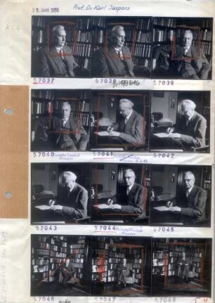 Portraitserie Prof. Dr. Karl Jaspers