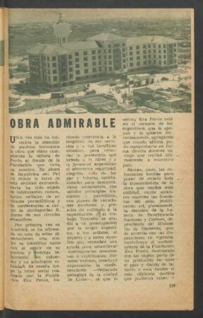 Obra admirable