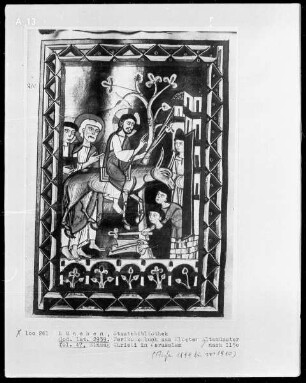 Perikopenbuch aus Kloster Altomünster — Einzug Christi in Jerusalem, Folio 47recto