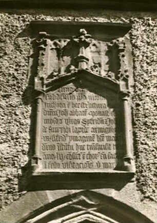 Bauinschrift 1450/52