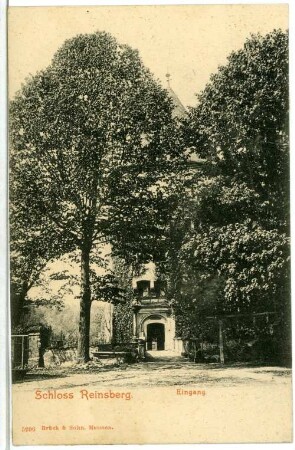 Reinsberg. Schloss - Eingang