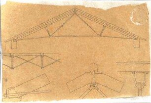 Zocher, Ernst; Architekturstudien - Details
