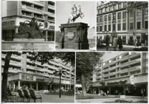 Dresden. Straße der Befreiung, Goldener Reiter