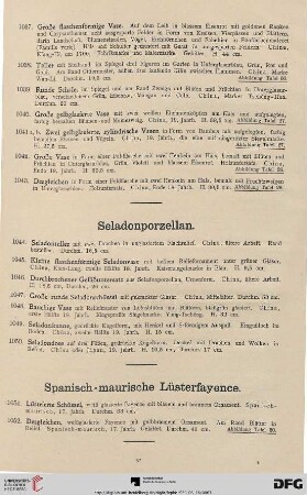 Spanisch-maurische Lüsterfayence (Nr. 1051-1052)