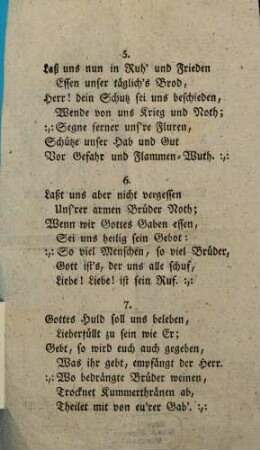 Lob- und Danklied zu Gott dem Allmächtigen für den Segen des gegenwärtigen Jahres, zu singen: beim Dankfeste am Schlusse des Hochamtes, sobald der Priester das Te deum laudamus angestimmt hat : Nach der bekannten Melodie: "Sei gelobt und hochgepriesen, heiligste Dreifaltigkeit [et]c."