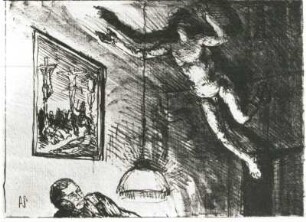 Der unerlöste Ariel, Illustration zu Shakespeare "Sturm"