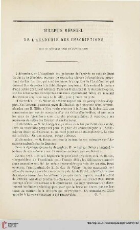 Bulletin mensuel