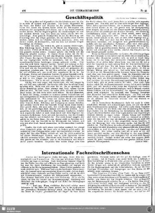 Geschäftspolitik