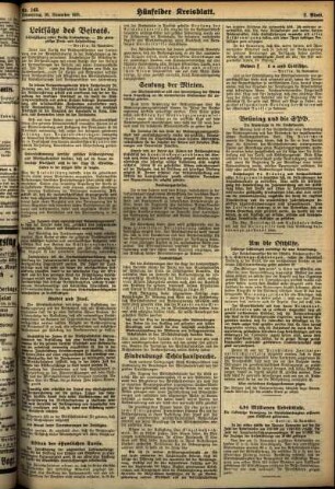 Zweite Ausgabe vom Donnerstag, den 26. November 1931.