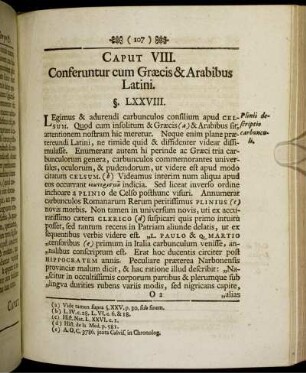 Caput VIII. Conferuntur cum Graecis & Arabibus Latini.