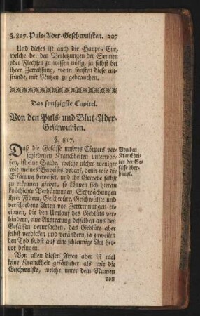 Das funfzigste Capitel. Von den Puls- und Blut-Ader-Geschwulsten