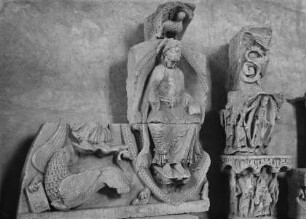 Reste des Bauschmucks, Majestas Domini und Agnus Dei