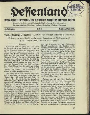 Heft 3, März 1931
