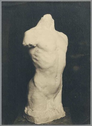 Männlicher Torso, 1906, Gips