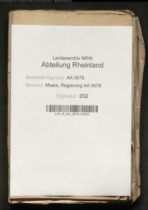 Salarienkassen-Rechnungen mit Belegen und Niederschlagsdekreten VI