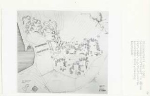 Genossenschaftsdorf, Ghana (Diplomarbeit bei Peter Poelzig): Lageplan 1:500