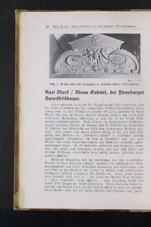 Klaus Gabriel, der Flensburger Barockbildhauer.