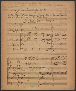 Sinfonien, LMV 7, G 3 - BSB Mus.ms. 6218