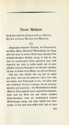 [I.] Ersprießliche Folgen höherer Kultur